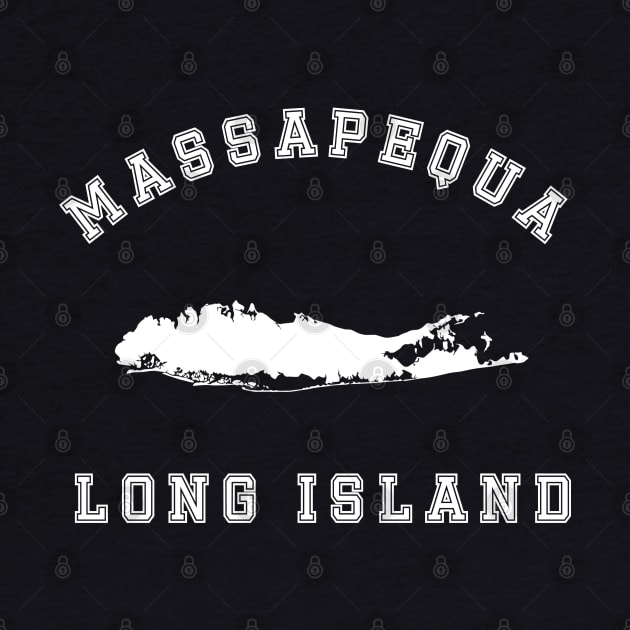 Massapequa Long Island (Dark Colors) by Proud Town Tees